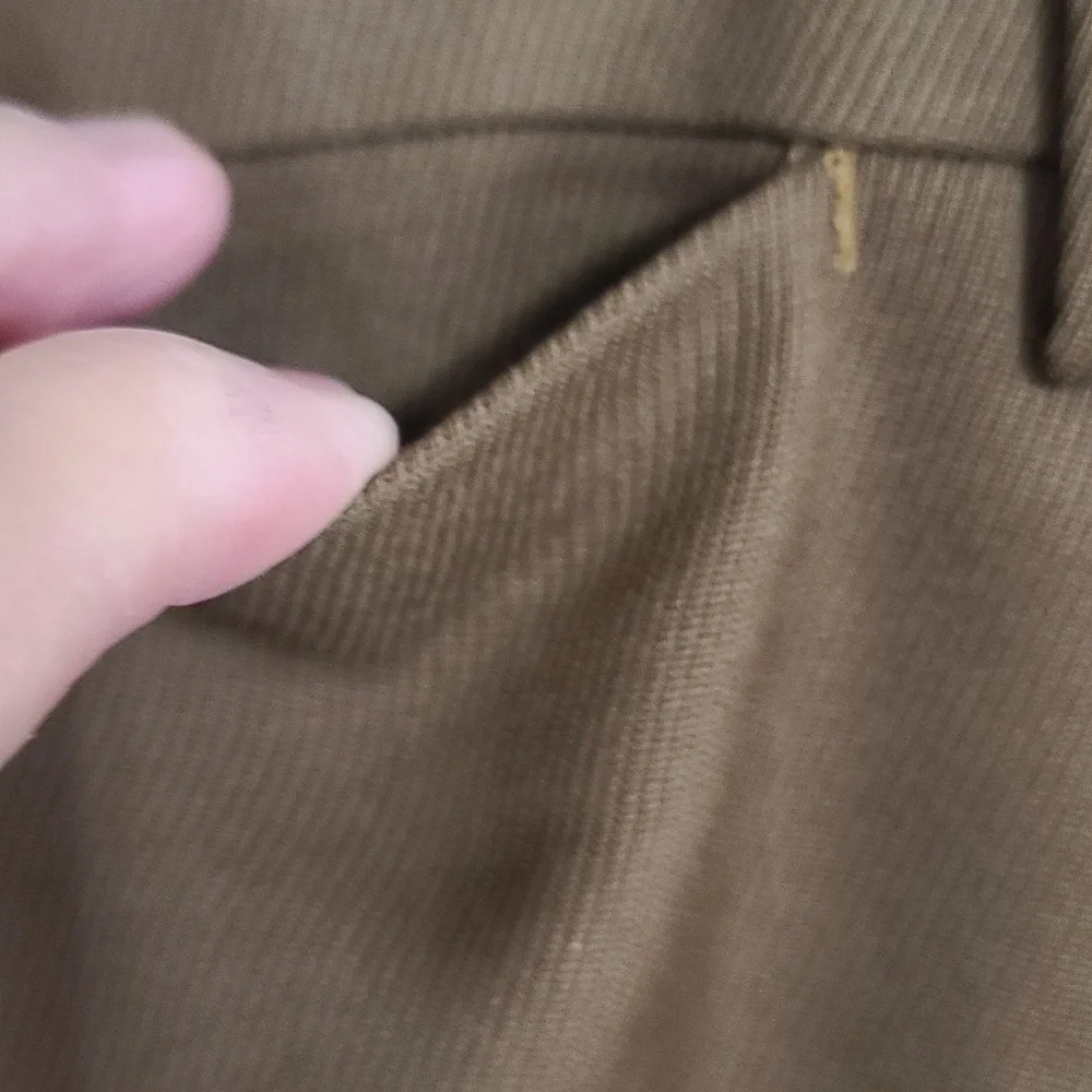 NWT Hart Schaffner Marx Mens 100% Wool Pants Chocolate Brown UNHEMMED 46 R‎